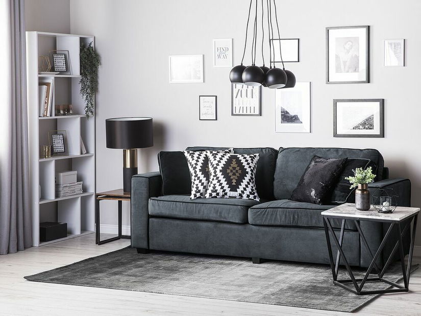 Set 2 buc. perne 45 x 45 cm CANCUN (negru)