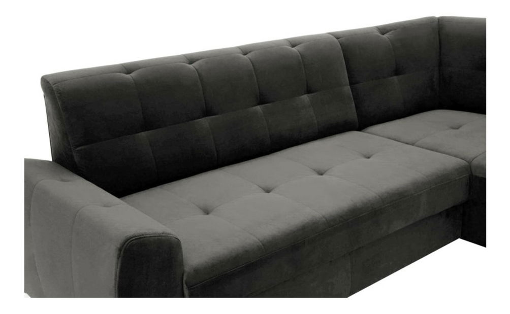 Rohová sedačka Asana (tmavosivá) (P)