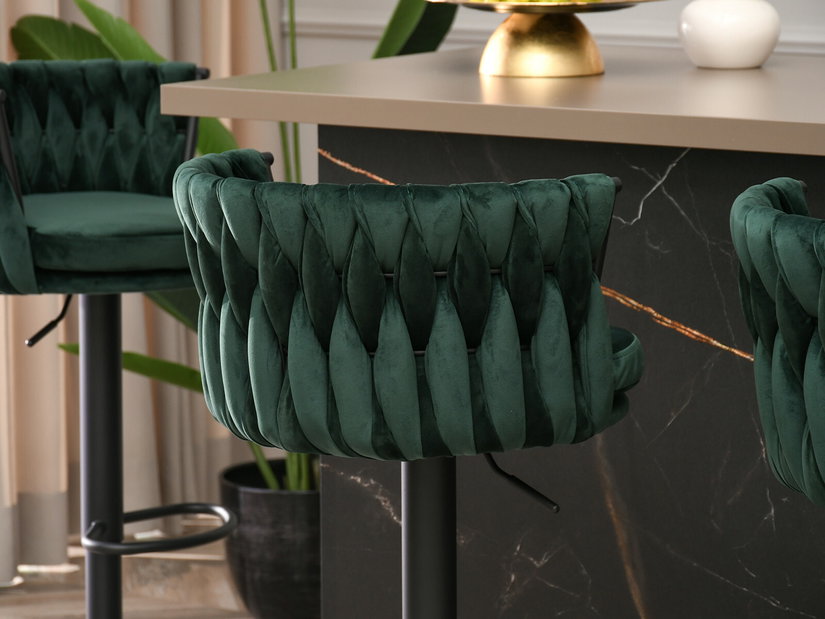 Scaun Adel (verde + negru)