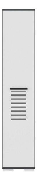 Policová skriňa Vipapo 9 (antracit + biela) 