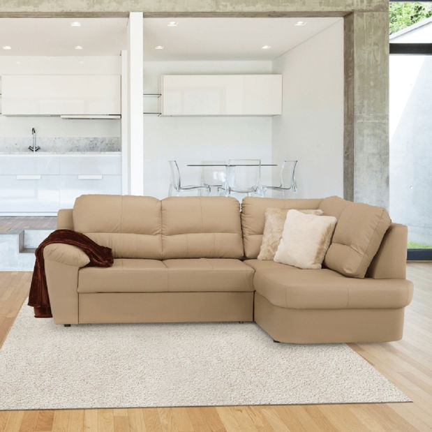 Kožená rohová sedačka Viewpark (P)