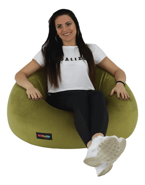 Fotoliu puf Trikky (verde) *vânzare stoc