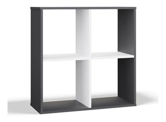 Regál Metros 2 (antracit + biela)