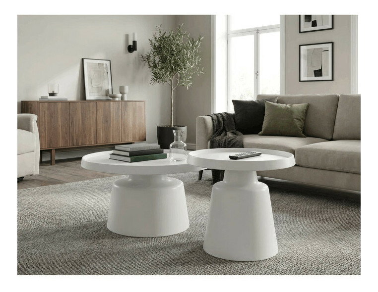 Konferenčný stolík Cefix 14 (biela)