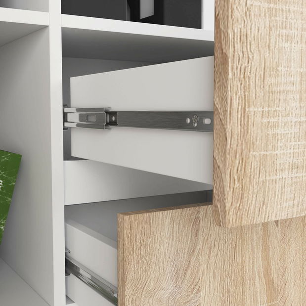 Regal Revocada (bijela + hrast sonoma)