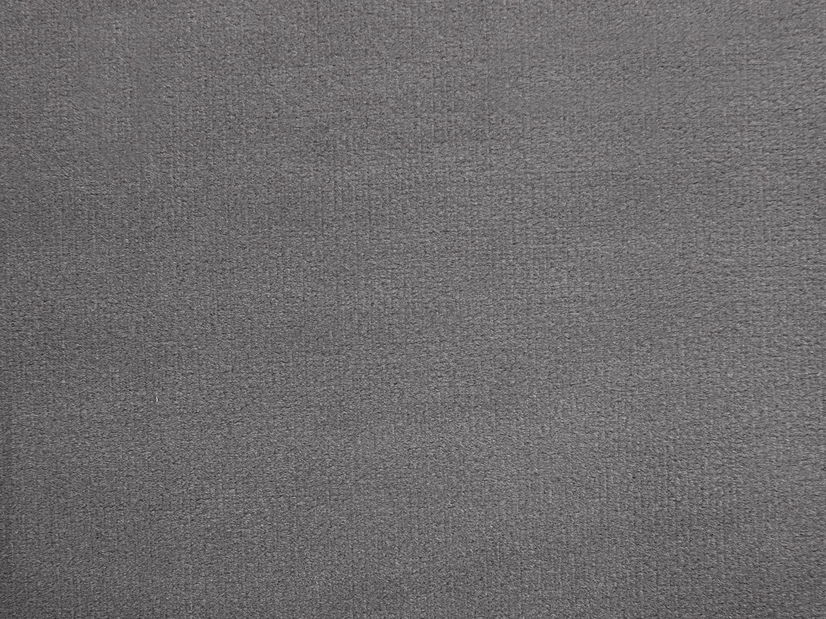 Pat matrimonial 160 cm LUBECK (poliester) (gri) (cu somieră) *vânzare stoc