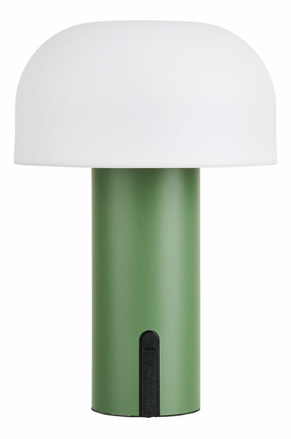Vonkajšia LED lampa Snaloria (biela + zelená)