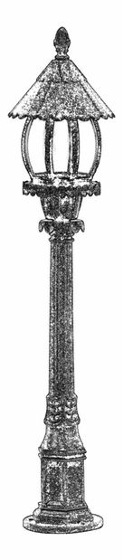 Lampă de podea pentru exterior Avery (maro)