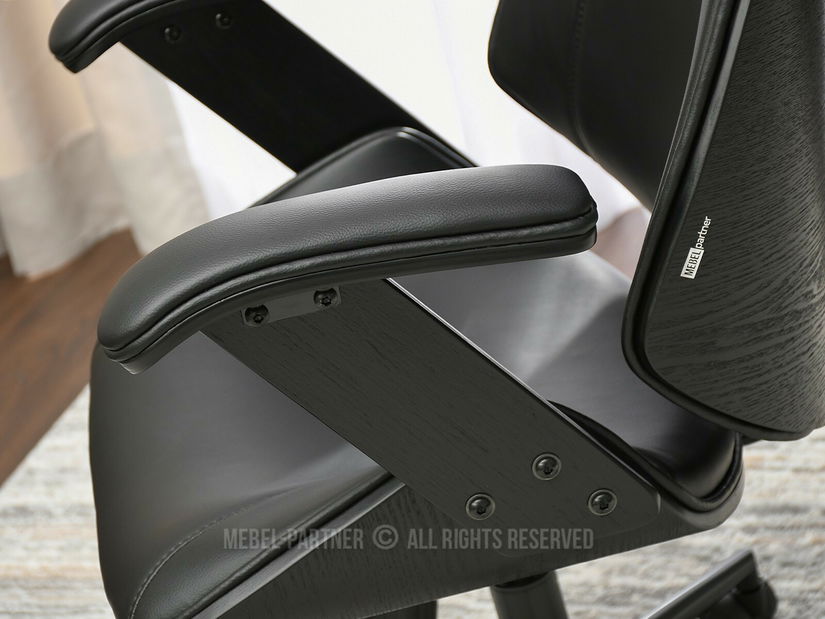 Fotoliu de birou Frankovstain (negru)