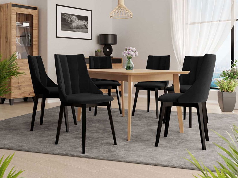 Scaun sufragerie Sebi ST97 (negru) *resigilat