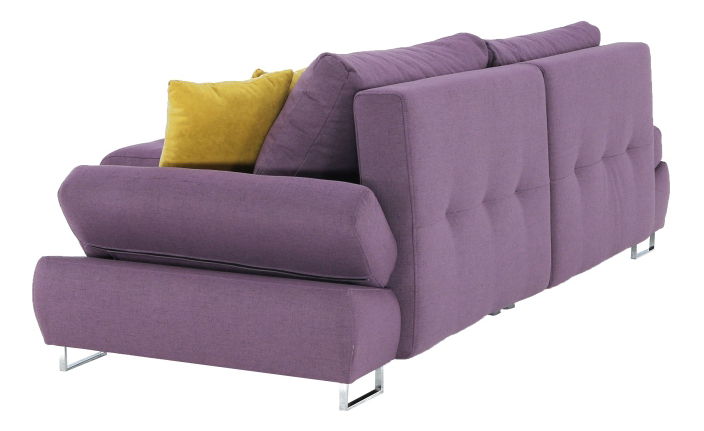 Rohová sedačka Grena (fialová + horčicová) (L)