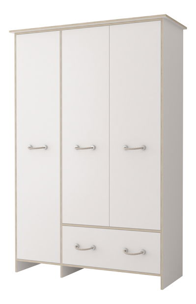 Ruhásszekrény Klaudia 19 (fehér + szonoma tölgy)