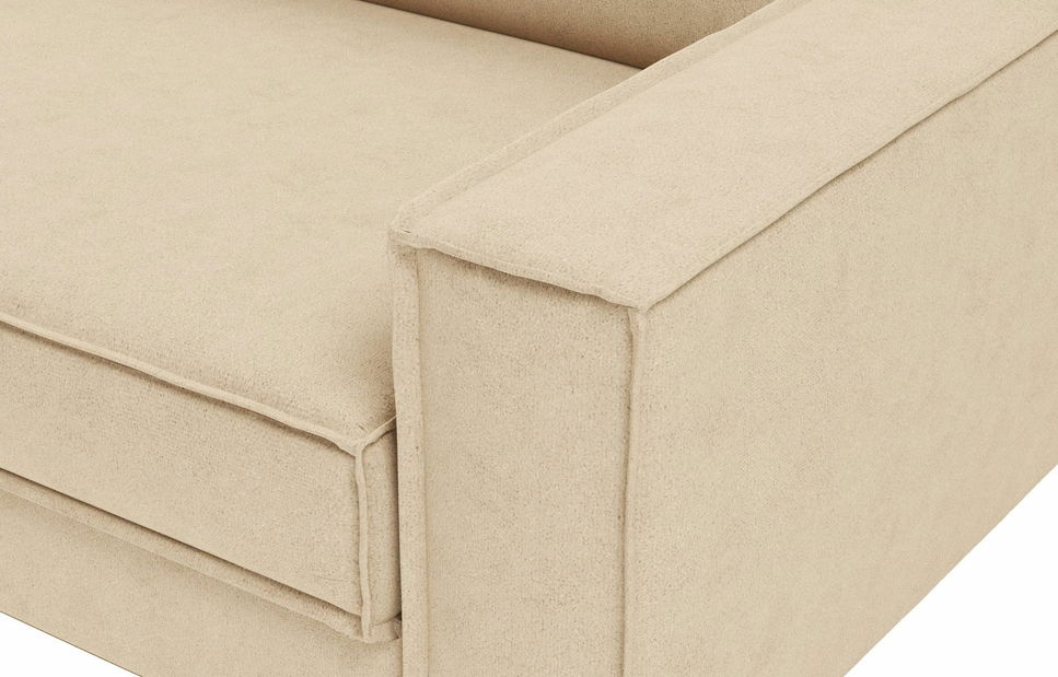 Pohovka trojsedačka Spary E (béžová + orech)