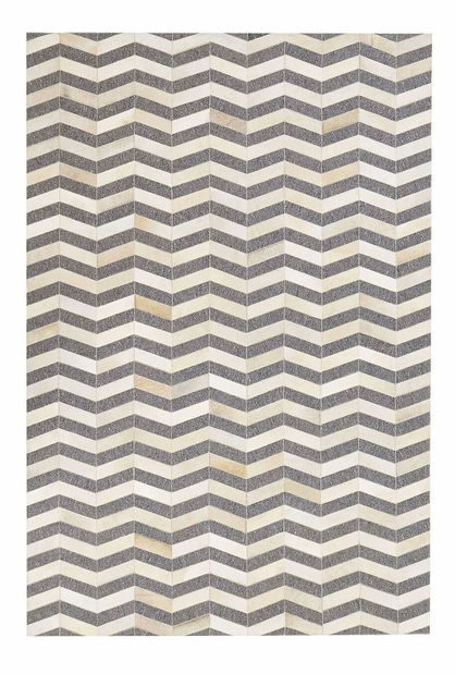 Tepih 140x200 cm BAGIZ (bež + tamnosiva)