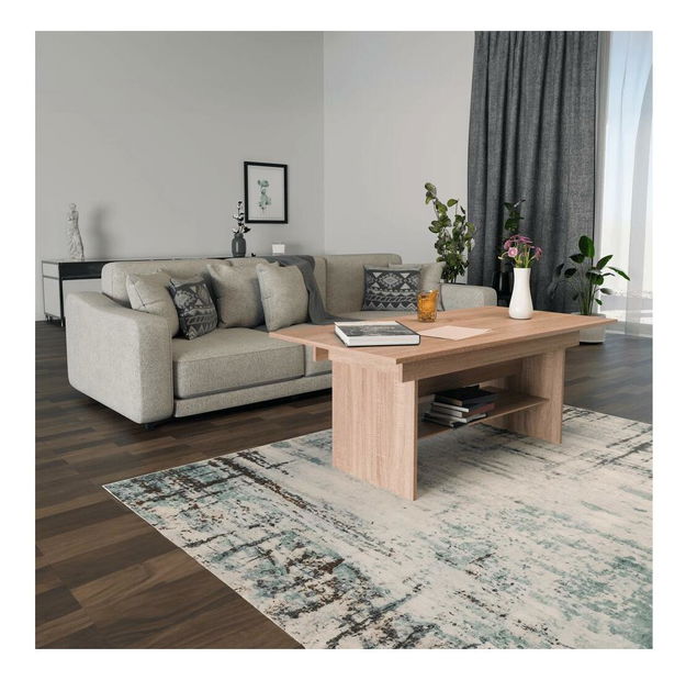 Rozkladací jedálenský stôl Likud (dub sonoma) (pre 4-6 osôb)