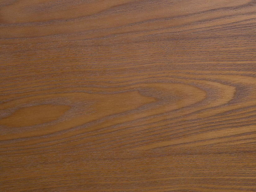 Manželská posteľ 180 cm BERRY (s roštom) (tmavé drevo)