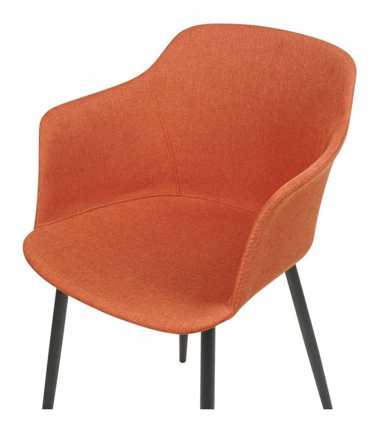 Set 2 ks jedálenských stoličiek Eleni (oranžová)