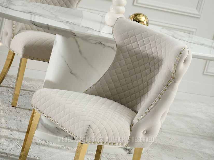 Scaun Gabi (bej + auriu)