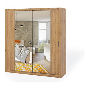 Dulap de haine Bonaparte SZ200 (Stejar artisan) (cu oglindă)