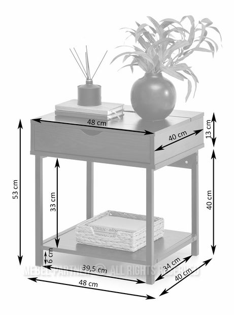 Noptieră Entrevista (crem)