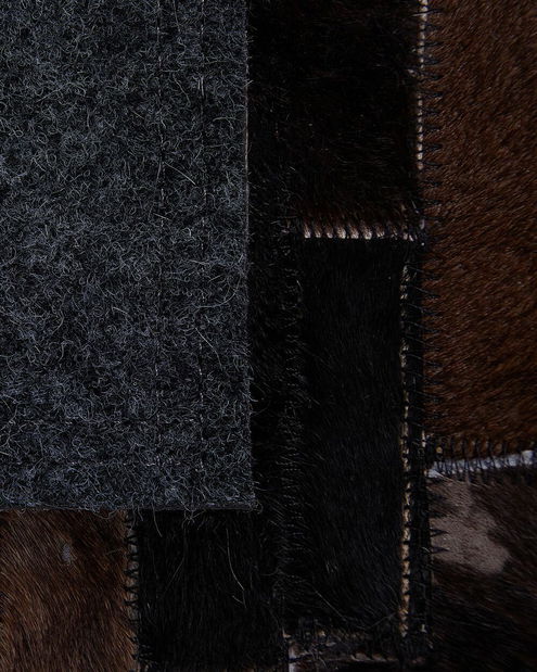 Szőnyeg 160x230 cm ASEKI (bőr) (barna)