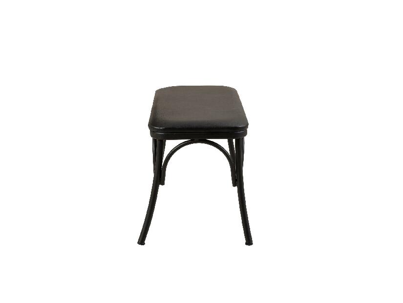 Set mobilier sufragerie Duvasa 7 (negru) (pentru 4 persoane)