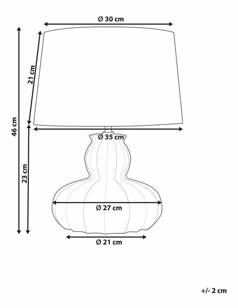 Lampă de masă Malza (bej)
