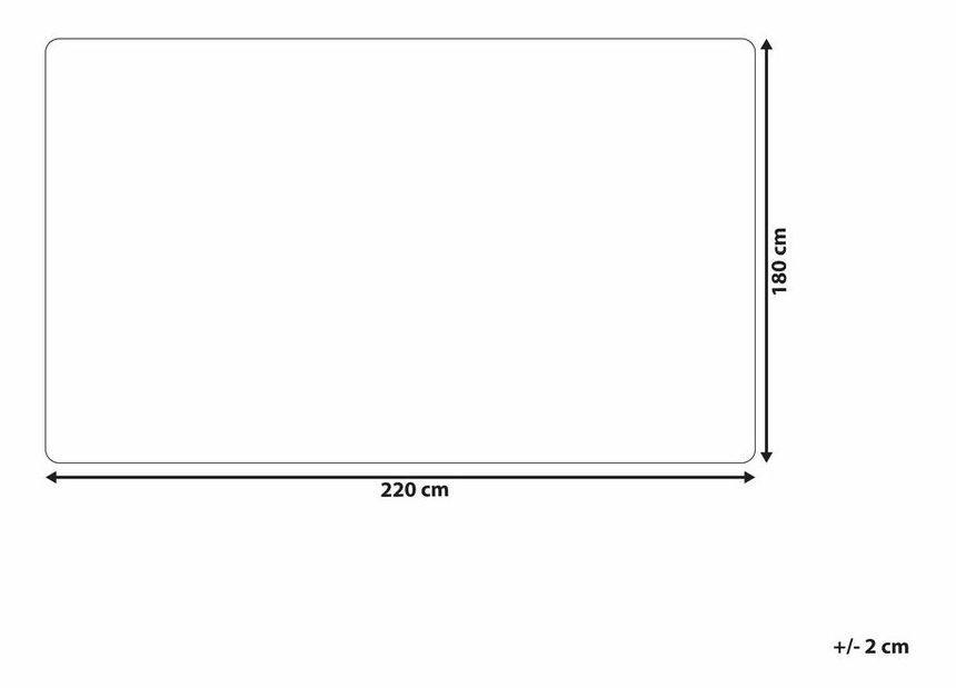 Pléd 200 x 220 cm Bayby (fekete)