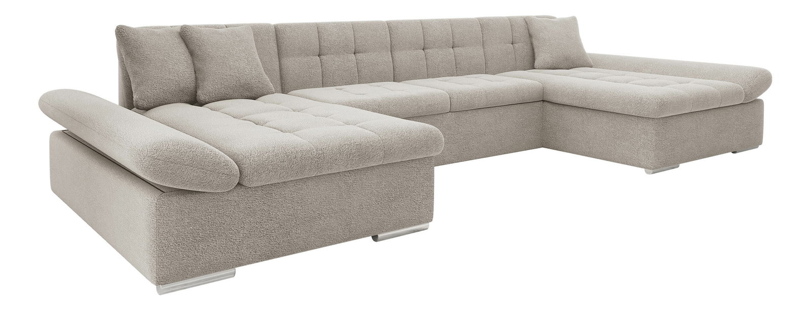 Rohová sedacia súprava Agnara (sivobéžová)