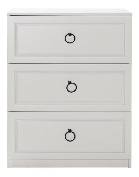 Komoda Nukela 3 (biela) 