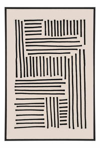 Tablou pe pânză Lilena 2 (negru + bej)