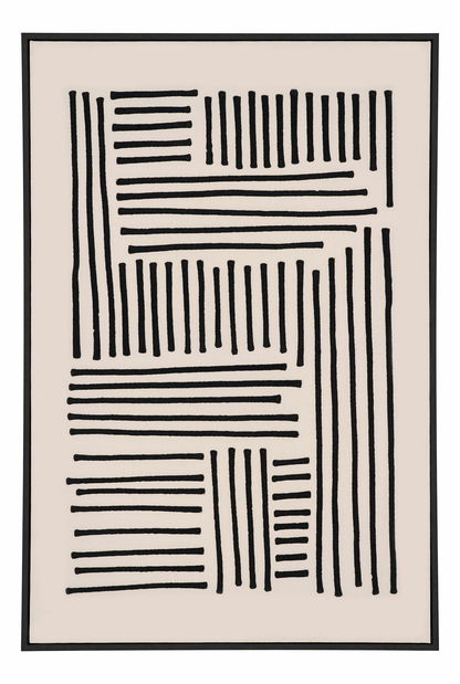 Obraz na plátne Lilena 2 (čierna + béžová)