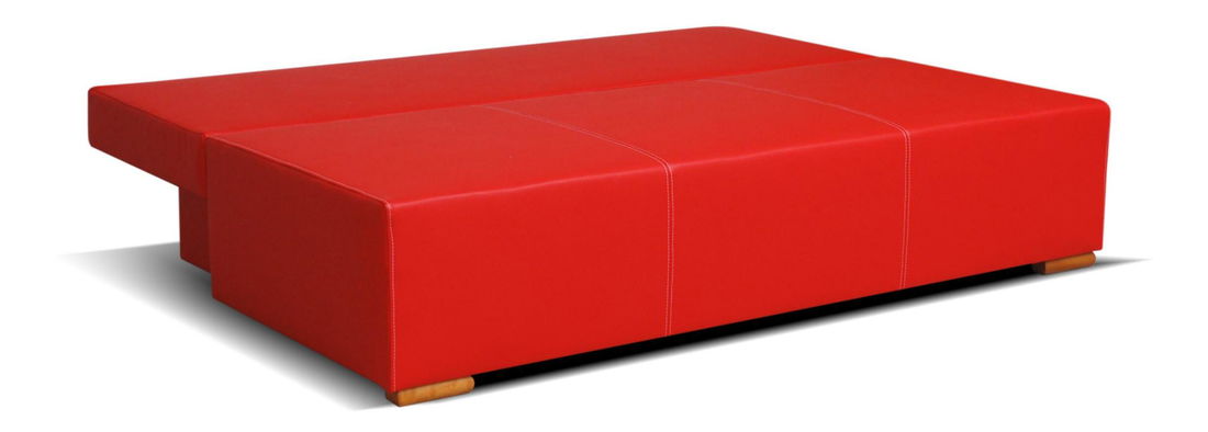 Pohovka trojsedačka Antero (červená + vlajka USA)