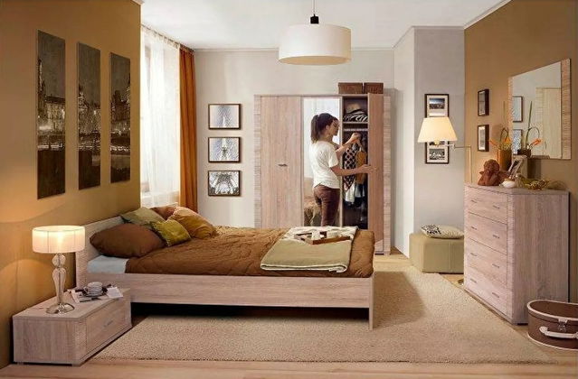 Spálňa Gary (dub sonoma)