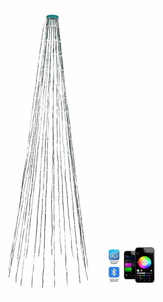 Svetelná reťaz 2 m Sadachbia (viacfarebná) 