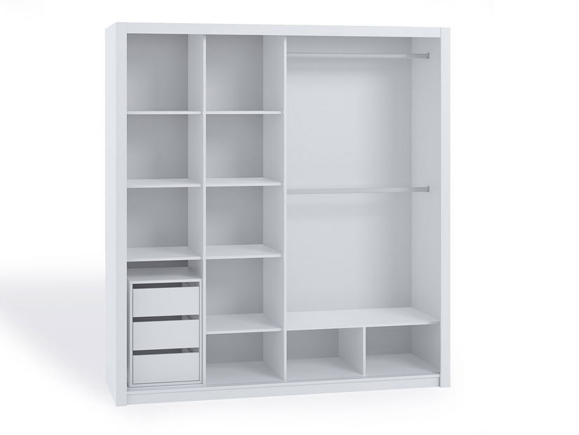 Ormar za garderobu Bonaparte SZ220 (hrast artisan) (s ogledalom)