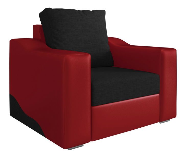 Kreslo Wisteria (čierna + červená)