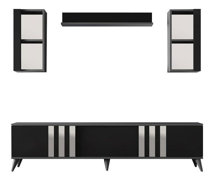 Nappali fal Chromatic (antracit + fekete)