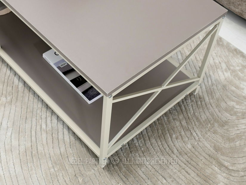 Măsuță de cafea Jabalinas (bej + crem)