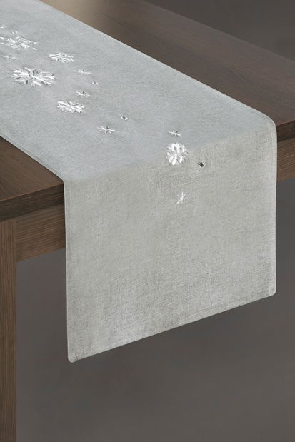 Față de masă 33X140 cm Rene2 (argintiu) (1 buc)