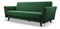 Canapeaua trei locuri Linear (Verde închis) 