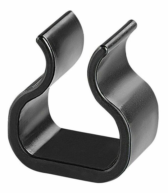 Set 6 buc. prinderi pentru mobilier din ratan RIMUS (negru)