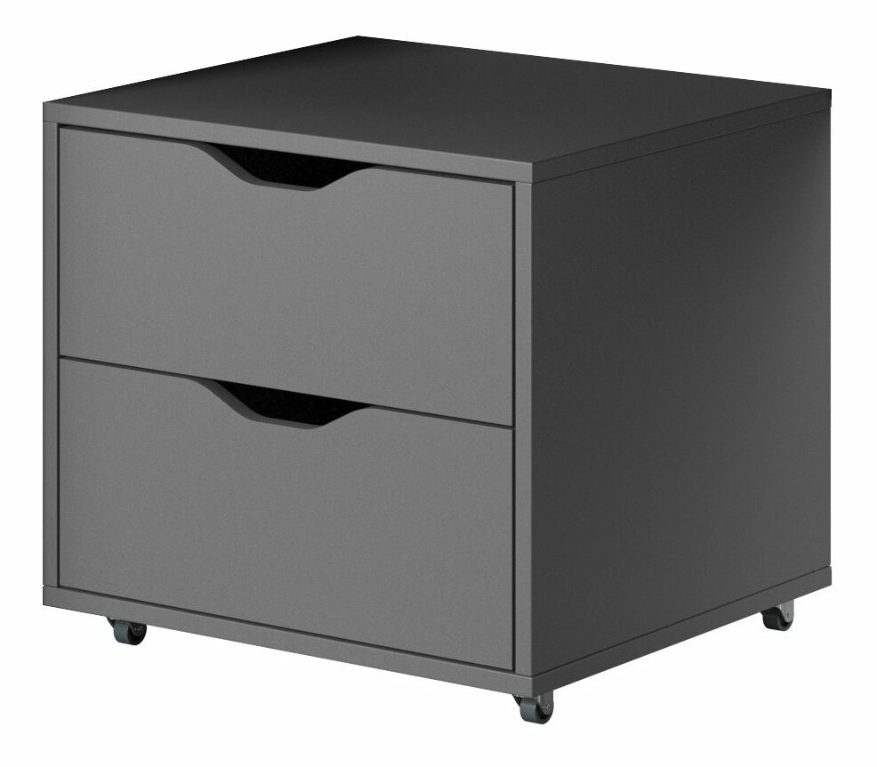 Kancelársky kontajner k pc stolíku Mattheus Mattheus K (grafit)