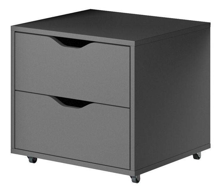 Kancelársky kontajner k pc stolíku Mattheus Mattheus K (grafit)