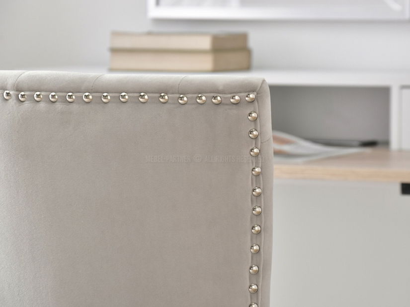 Stolička Sonia (sivá + chrómová)