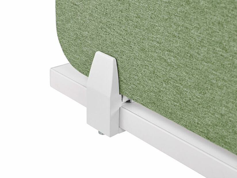 Panou separator birou 160 x 40 cm Walda (verde)