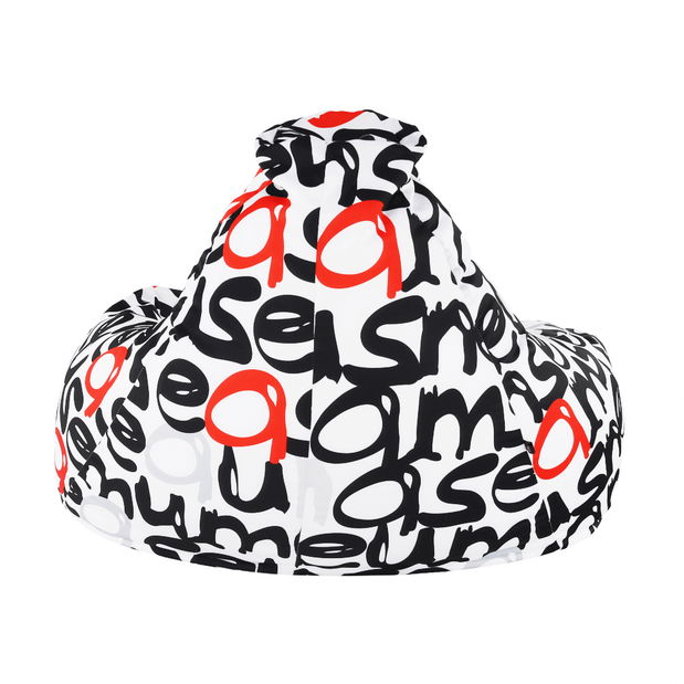 Babzsák Blaze (fehér + fekete + szürke + piros minta)