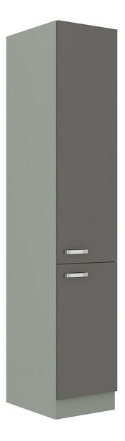 Dulap superior de bucătărie Gonir 40 DK-210 2F (Cadru: gri + front: gri lucios)