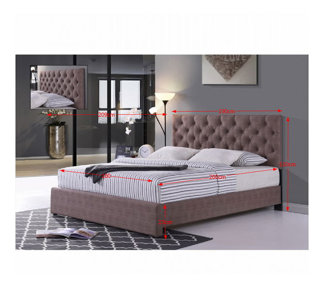 Pat matrimonial 180 cm Maigs (cu somieră)