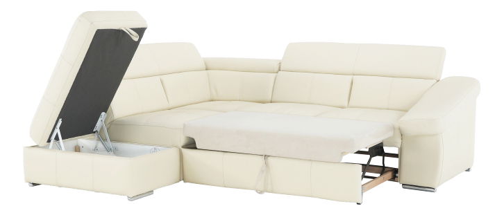 Kožená rohová sedačka Valmys (L)